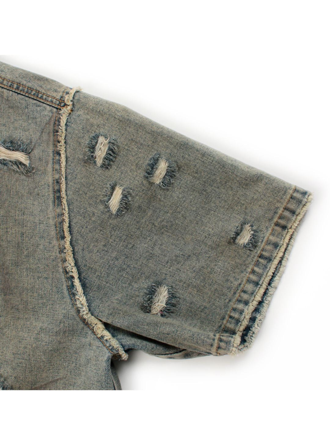 【GALFY】クソ餓鬼ドロンコデニムシャツ