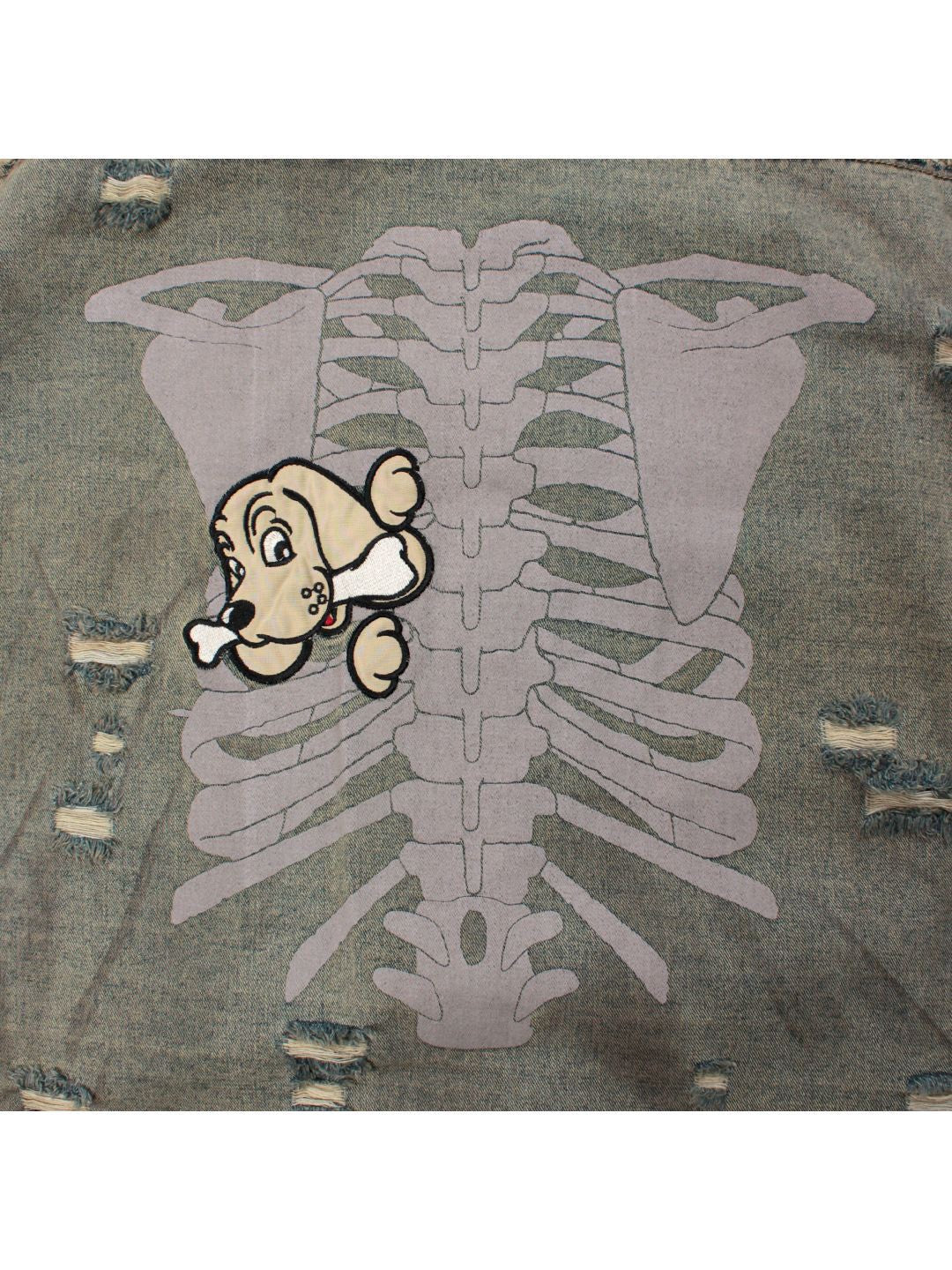 【GALFY】クソ餓鬼ドロンコデニムシャツ