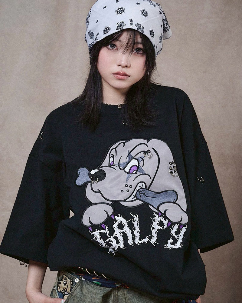 【GALFY】バチバチピアスTee