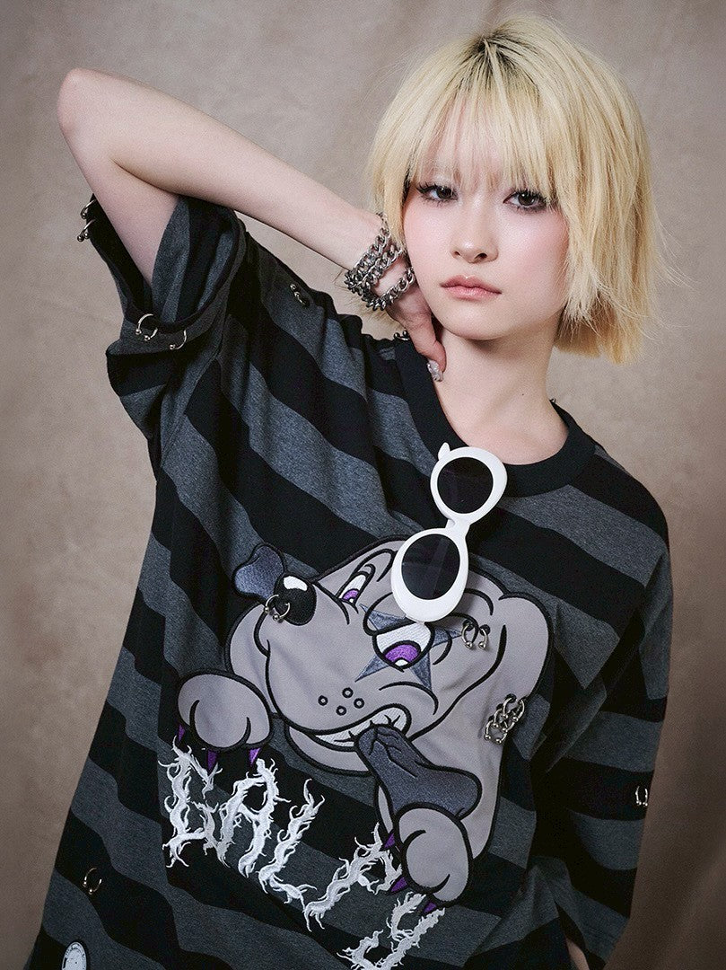【GALFY】バチバチピアスTee