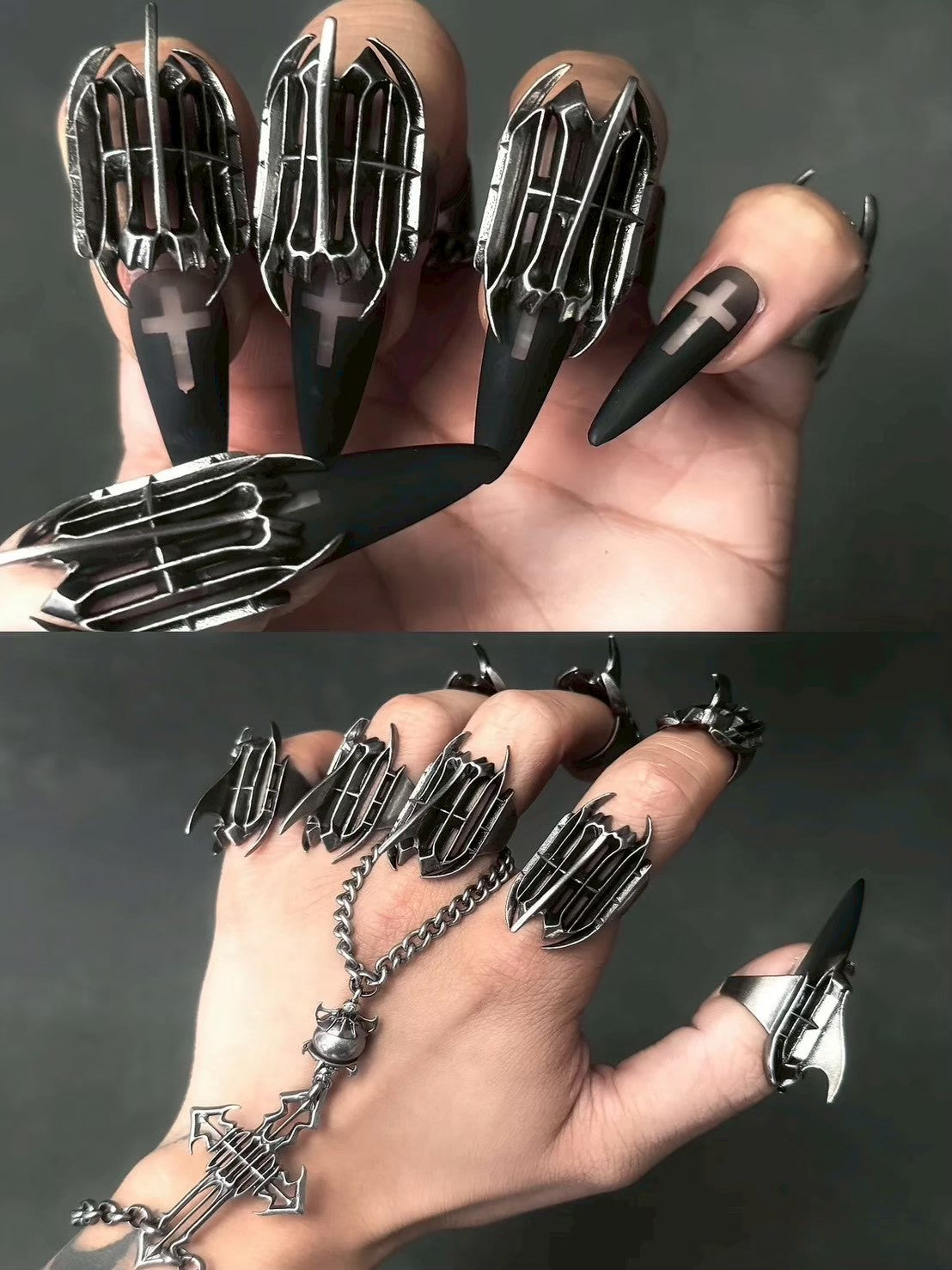 【IIIMIII】Black Glyph Signet Ring