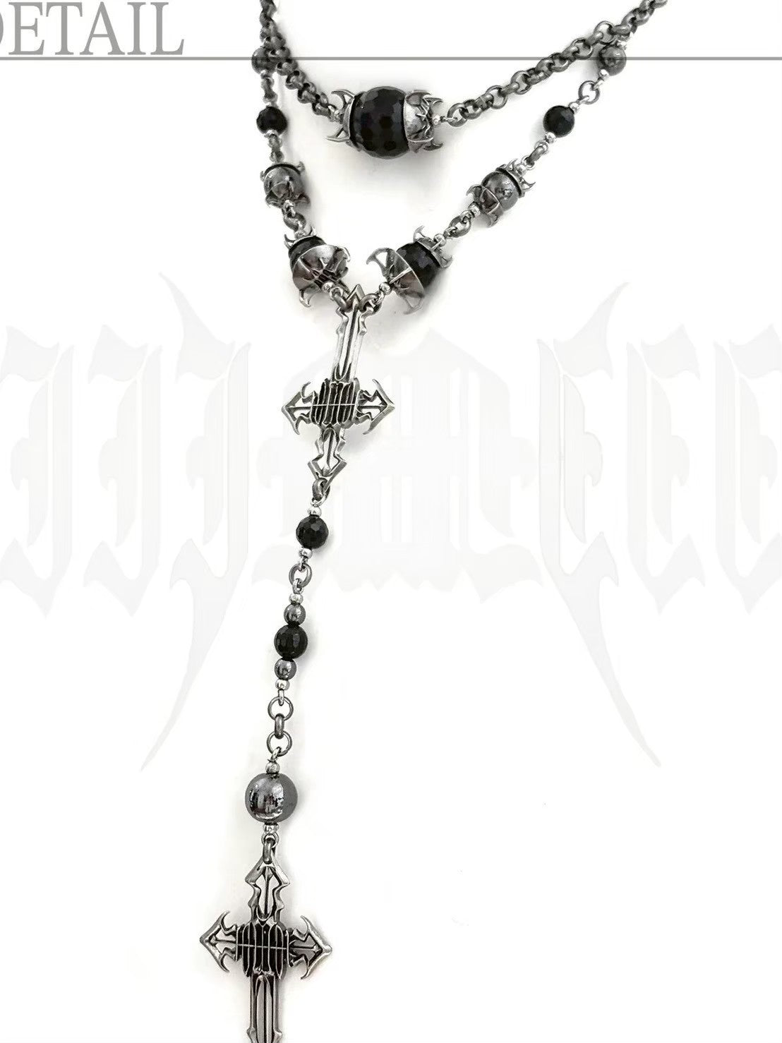【IIIMIII】Cross Requiem Necklace