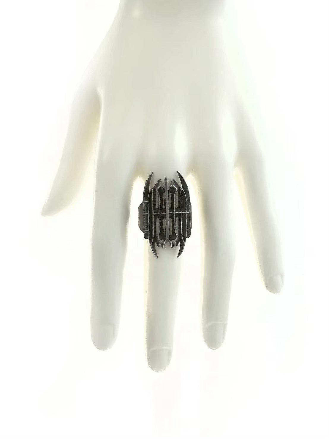 【IIIMIII】Black Glyph Signet Ring