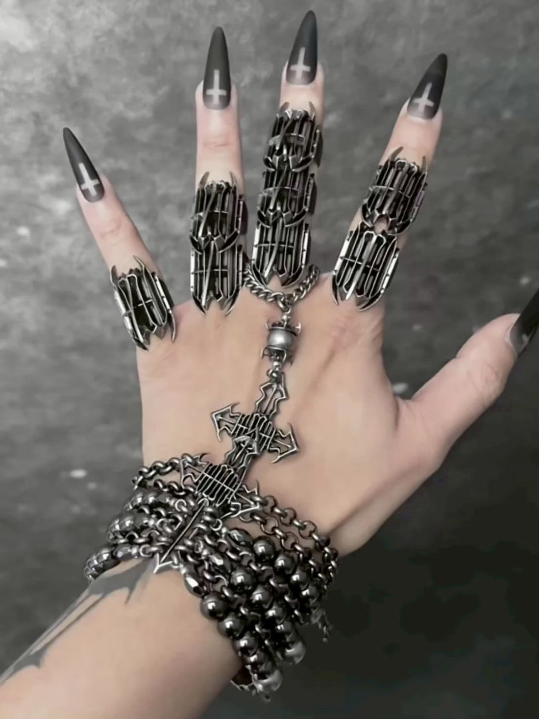 【IIIMIII】Gothic Rosary Bracelet