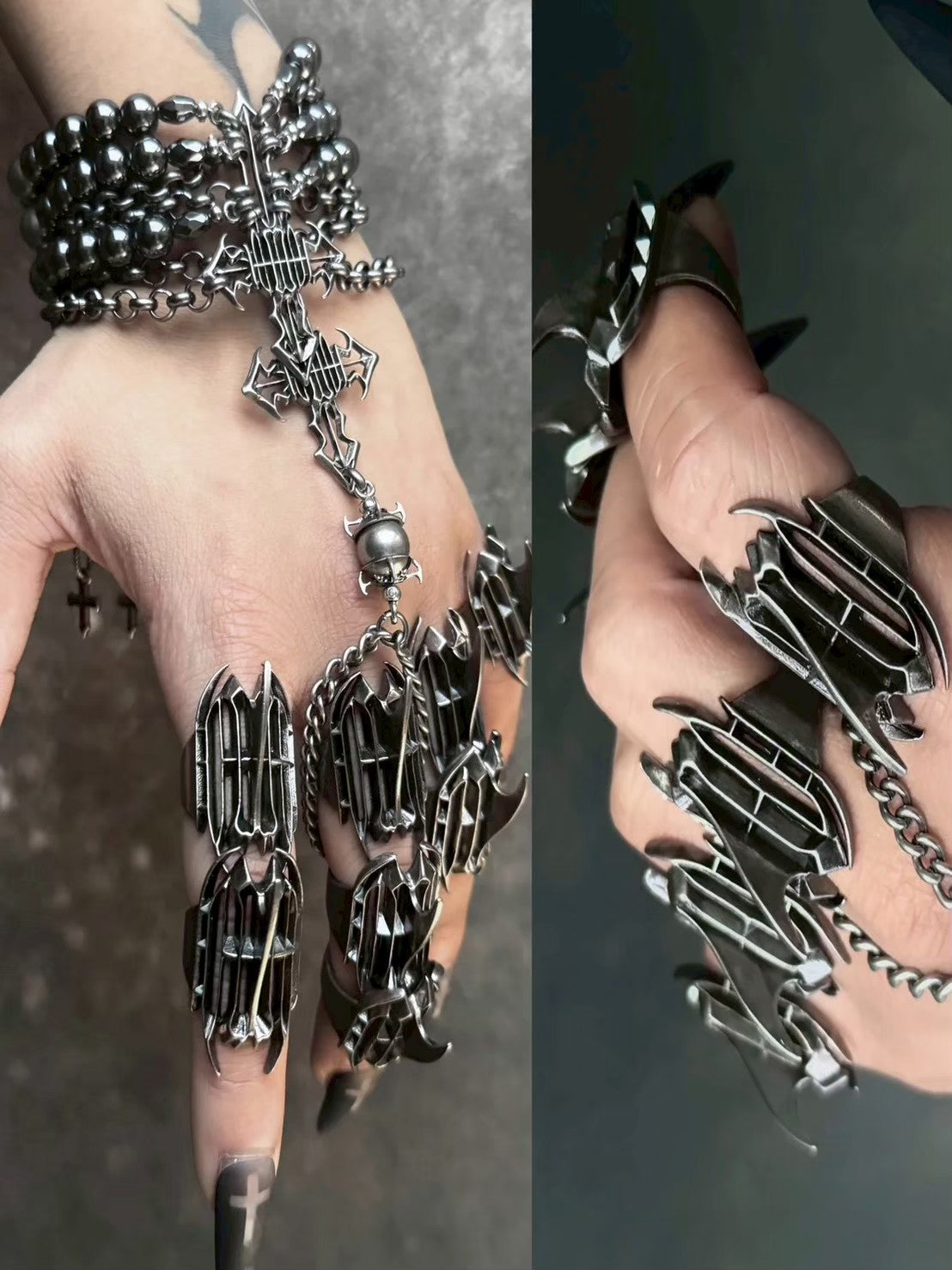 【IIIMIII】Gothic Rosary Bracelet
