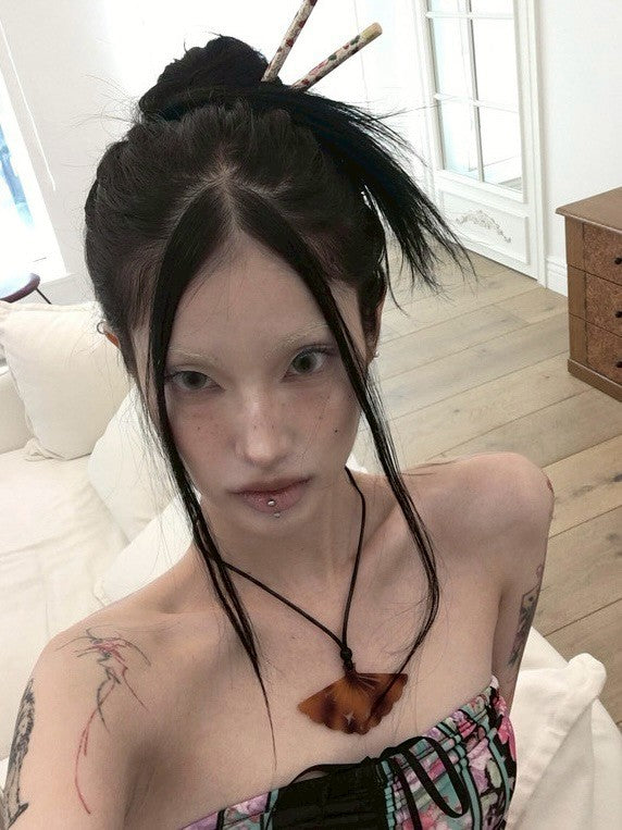 【MIAE】[香] Oriental Fan Necklace
