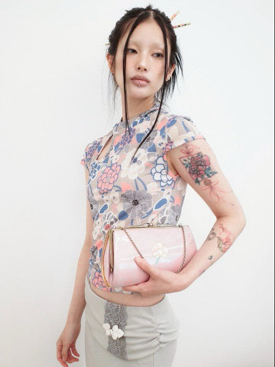 【MIAE】[香] Qipao Floral Top