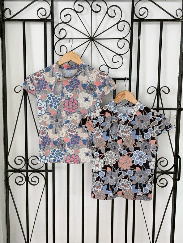 【MIAE】[香] Qipao Floral Top
