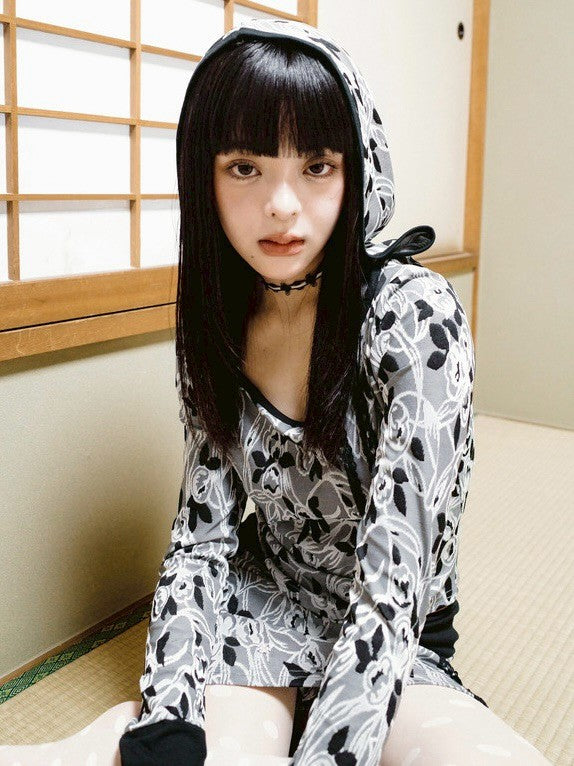 【MIAE】[ID] Floral Jacquard Set-up (Top)