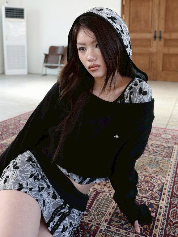 【MIAE】[ID] Floral Jacquard Set-up (Top)