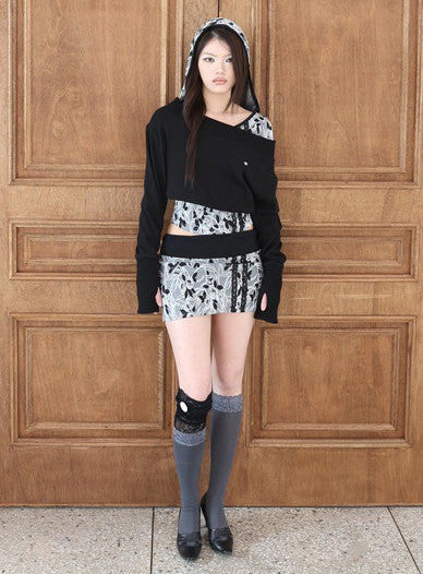 【MIAE】[ID] Floral Jacquard Set-up (Top)