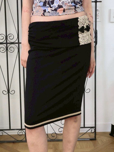 【MIAE】[香] Belle Lace Midi Skirt (3-way)