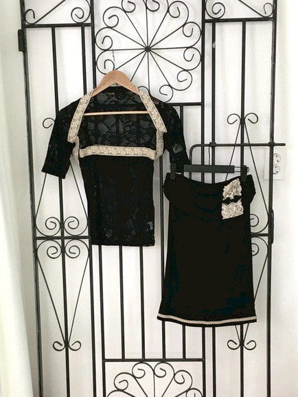 【MIAE】[香] Belle Lace Midi Skirt (3-way)