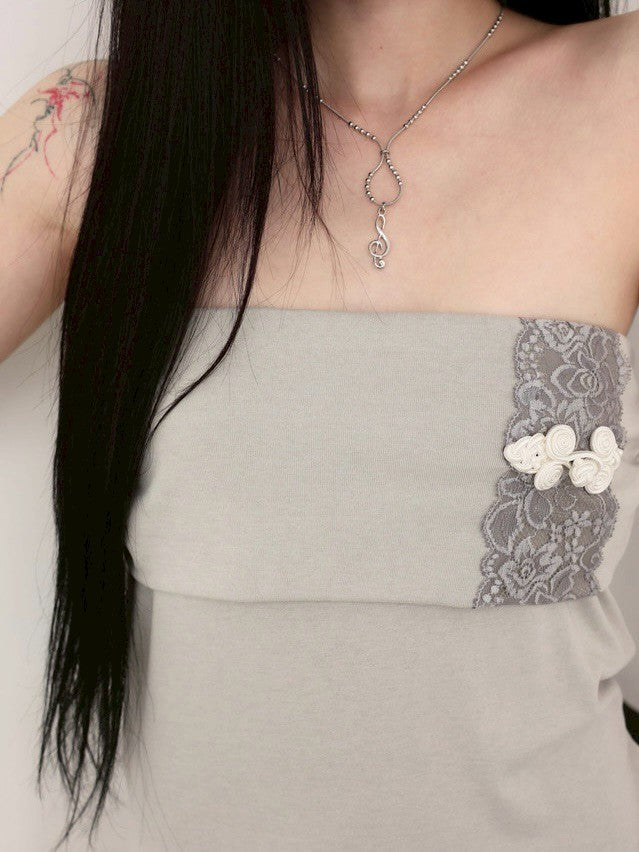 【MIAE】[香] Belle Lace Midi Skirt (3-way)