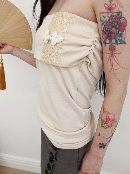 【MIAE】[香] Belle Lace Midi Skirt (3-way)