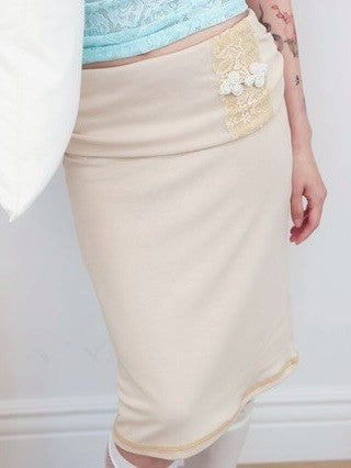 【MIAE】[香] Belle Lace Midi Skirt (3-way)