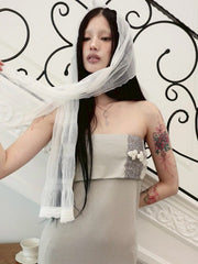 【MIAE】[香] Pure Chiffon Scarf (3color)