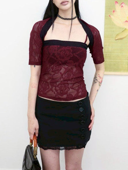 【MIAE】[ID] Classic Button Skort