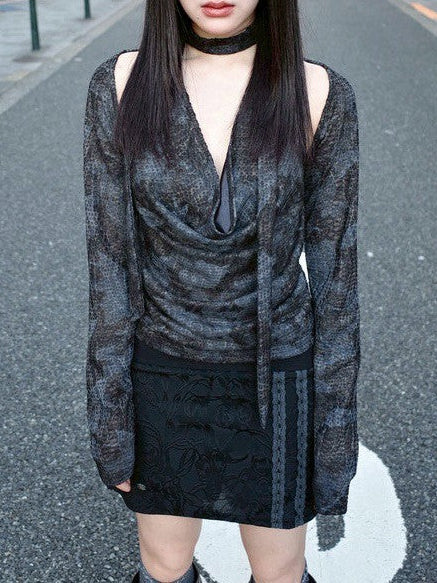 【MIAE】[ID] Floral Jacquard Set-up (Skirt)