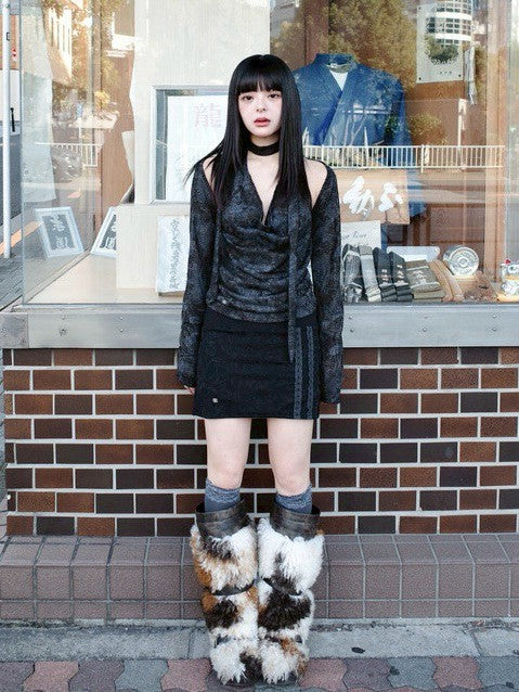 【MIAE】[ID] Floral Jacquard Set-up (Skirt)