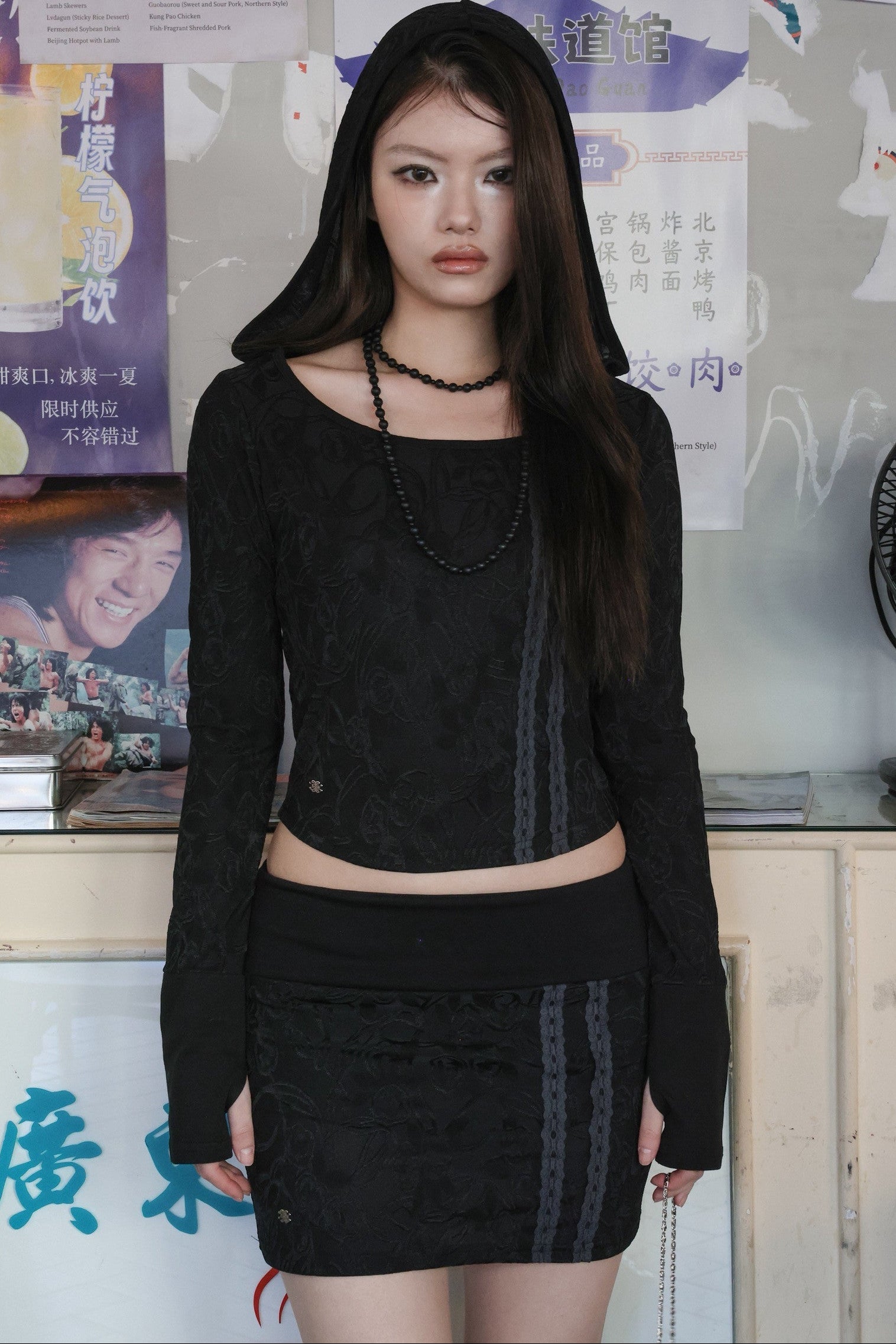 【MIAE】[ID] Floral Jacquard Set-up (Skirt)