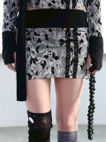 【MIAE】[ID] Floral Jacquard Set-up (Skirt)