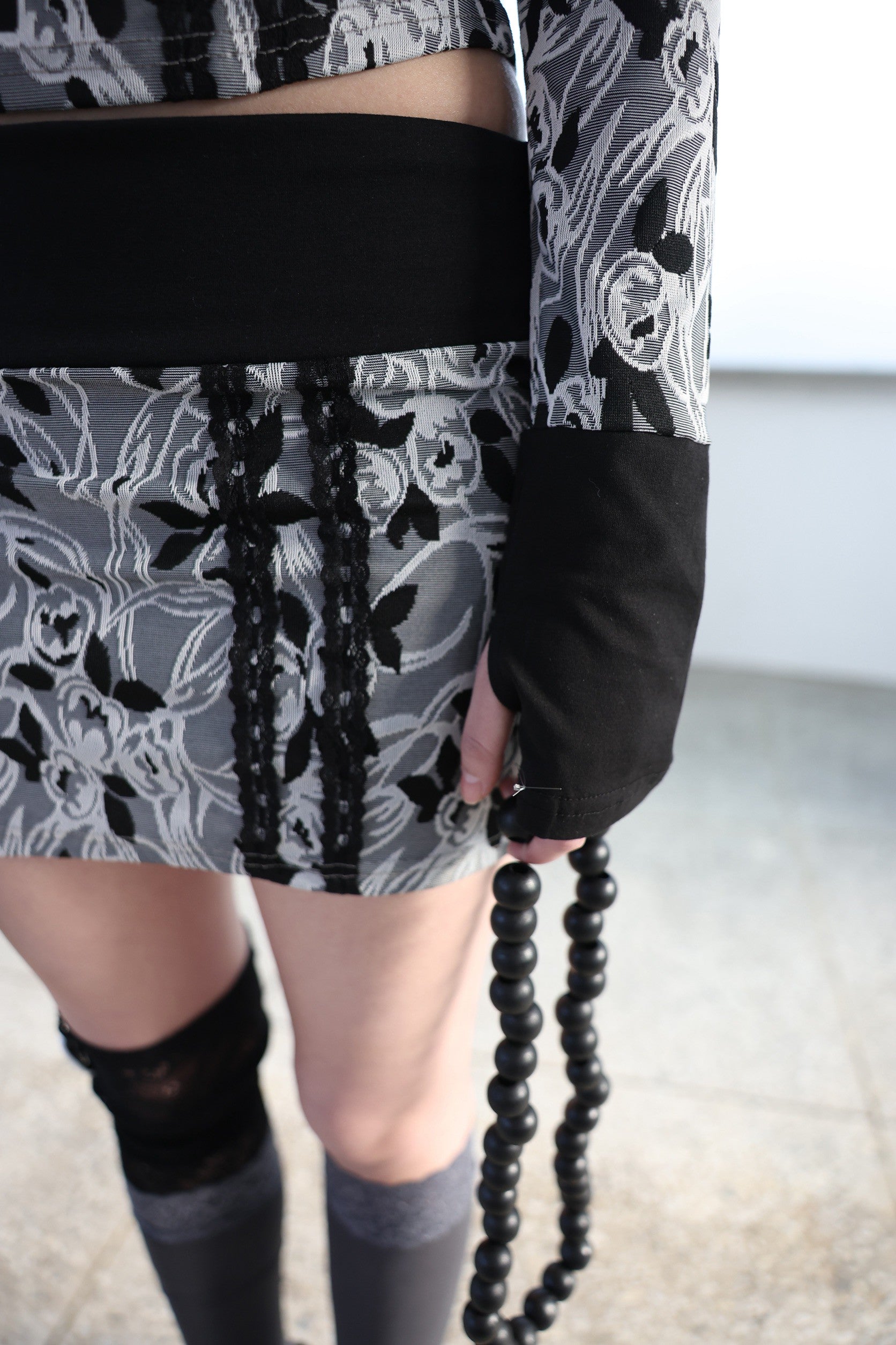 【MIAE】[ID] Floral Jacquard Set-up (Skirt)