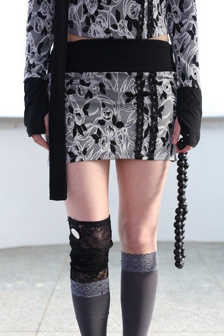 【MIAE】[ID] Floral Jacquard Set-up (Skirt)