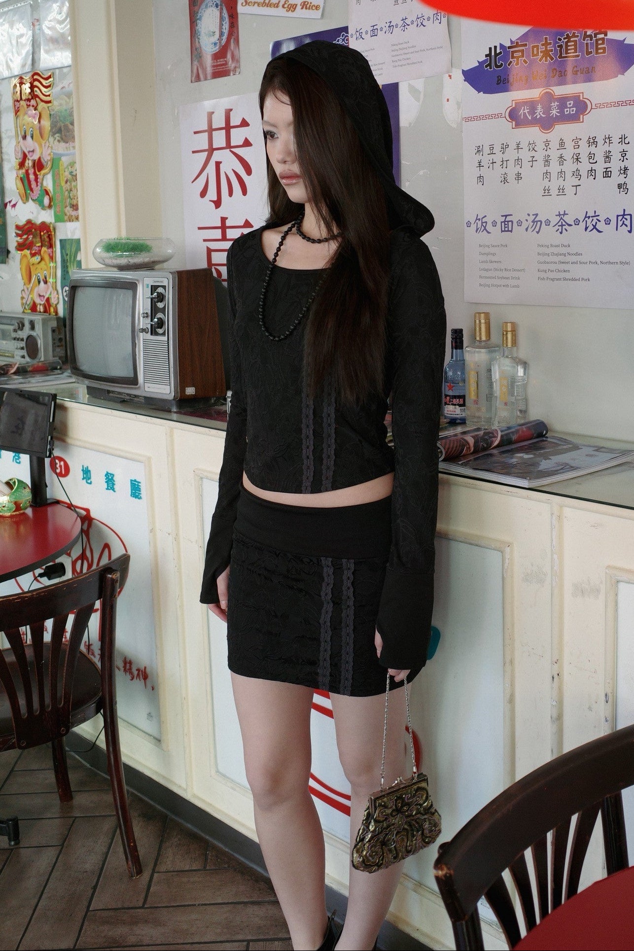 【MIAE】[ID] Floral Jacquard Set-up (Skirt)