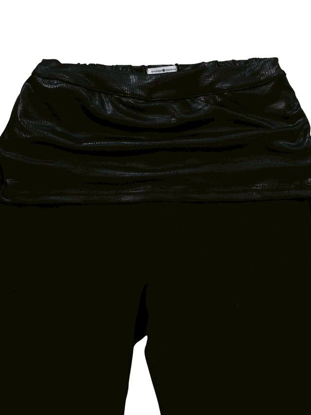 【MIAE】[ID] Layered Leather Bootcut Pants