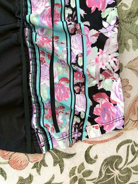 【MIAE】[香] Oriental Floral Shirring Top