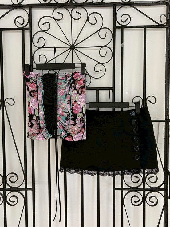 【MIAE】[香] Oriental Floral Shirring Top