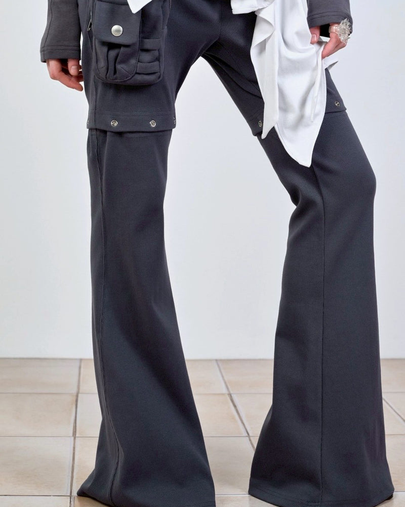 【NACHE】DETACHABLE SLIM FIT PANTS