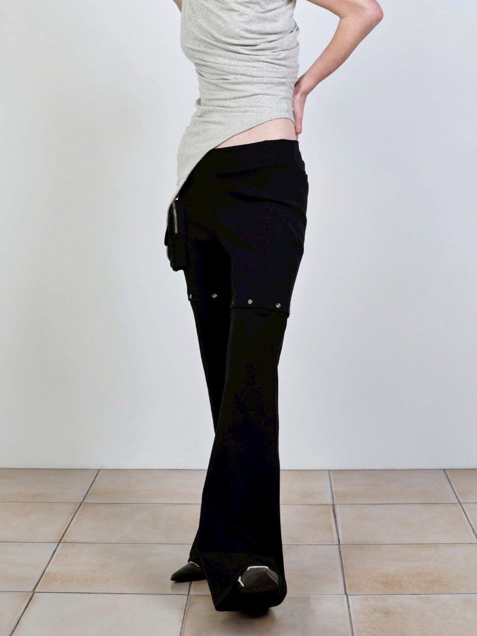 【NACHE】DETACHABLE SLIM FIT PANTS