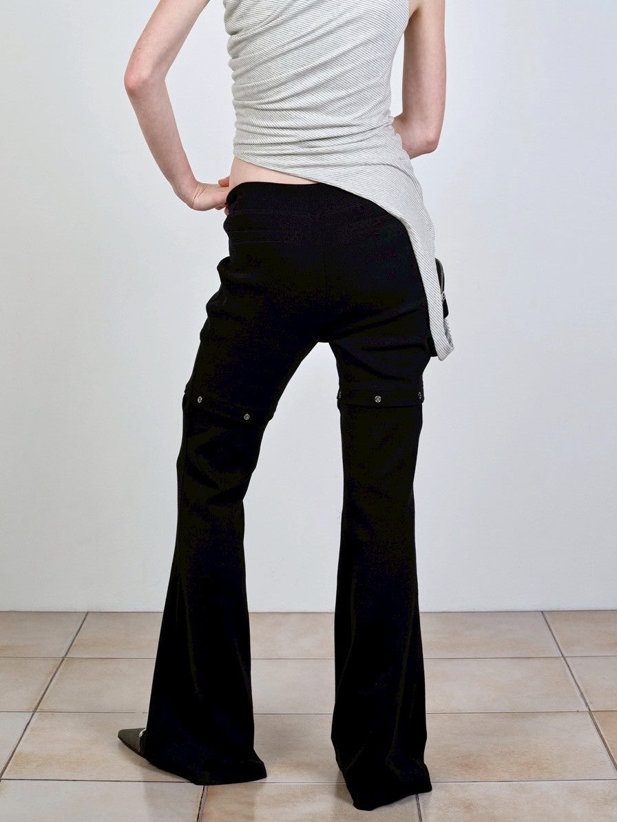 【NACHE】DETACHABLE SLIM FIT PANTS