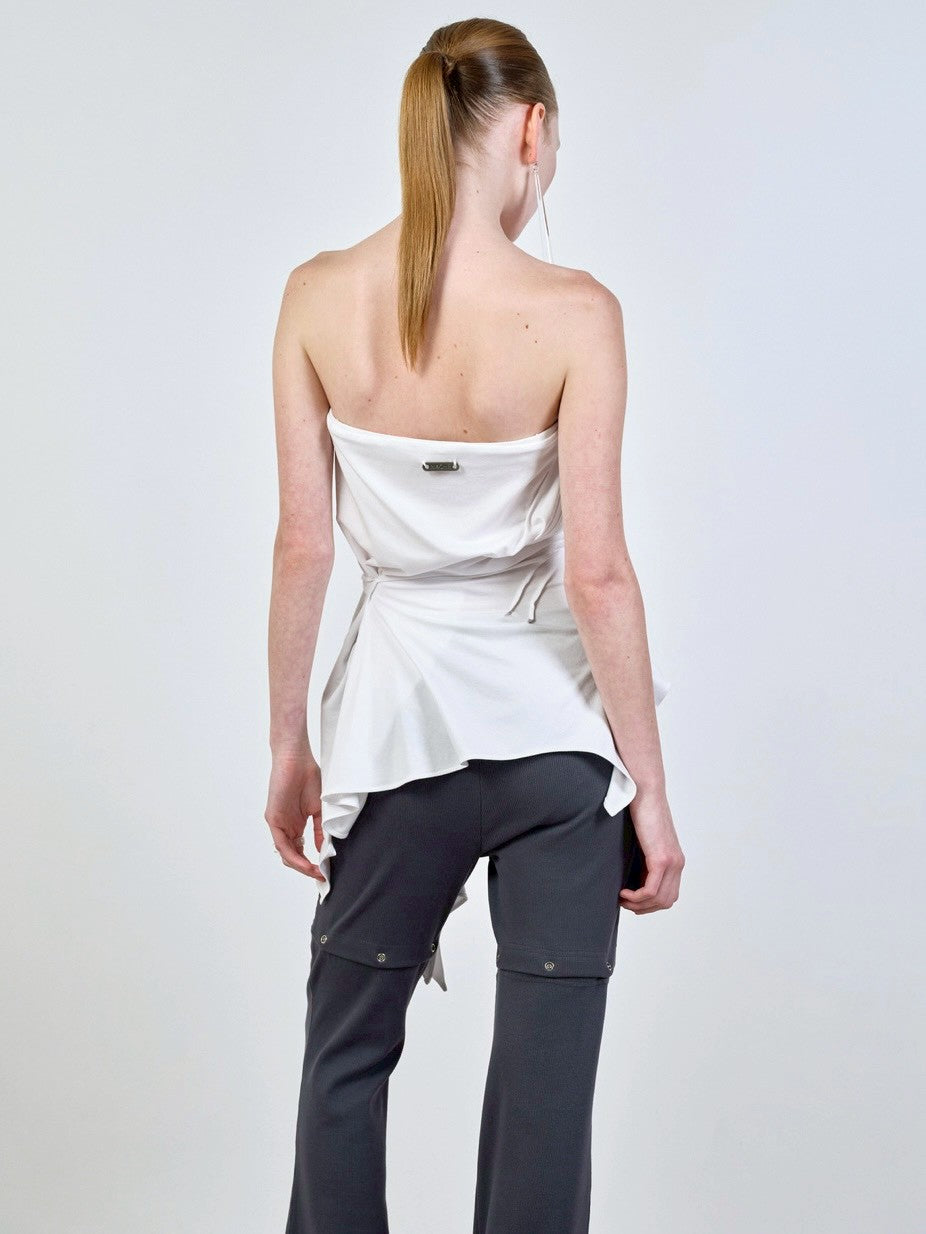【NACHE】INCLINE DRAPING TANK TOP