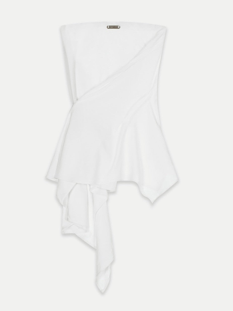 【NACHE】INCLINE DRAPING TANK TOP