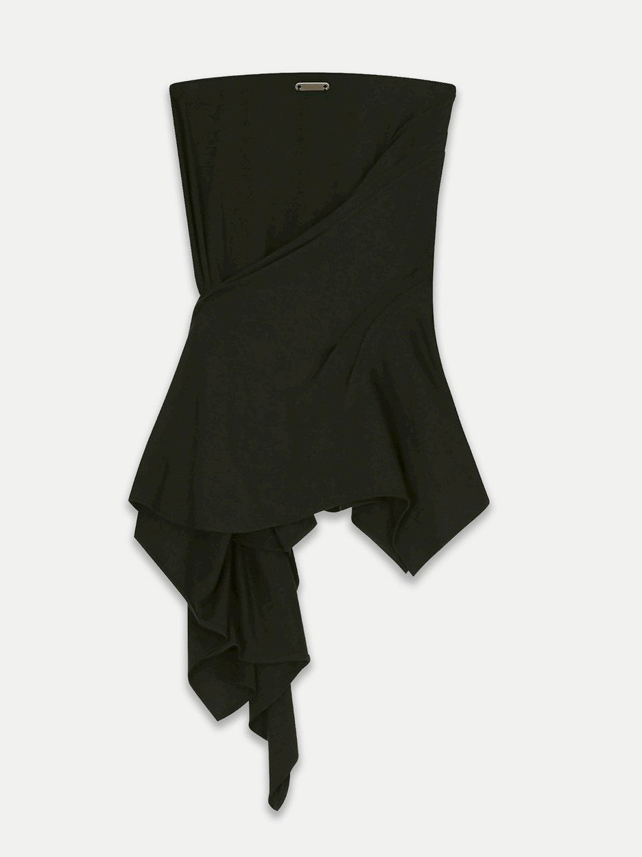 【NACHE】INCLINE DRAPING TANK TOP