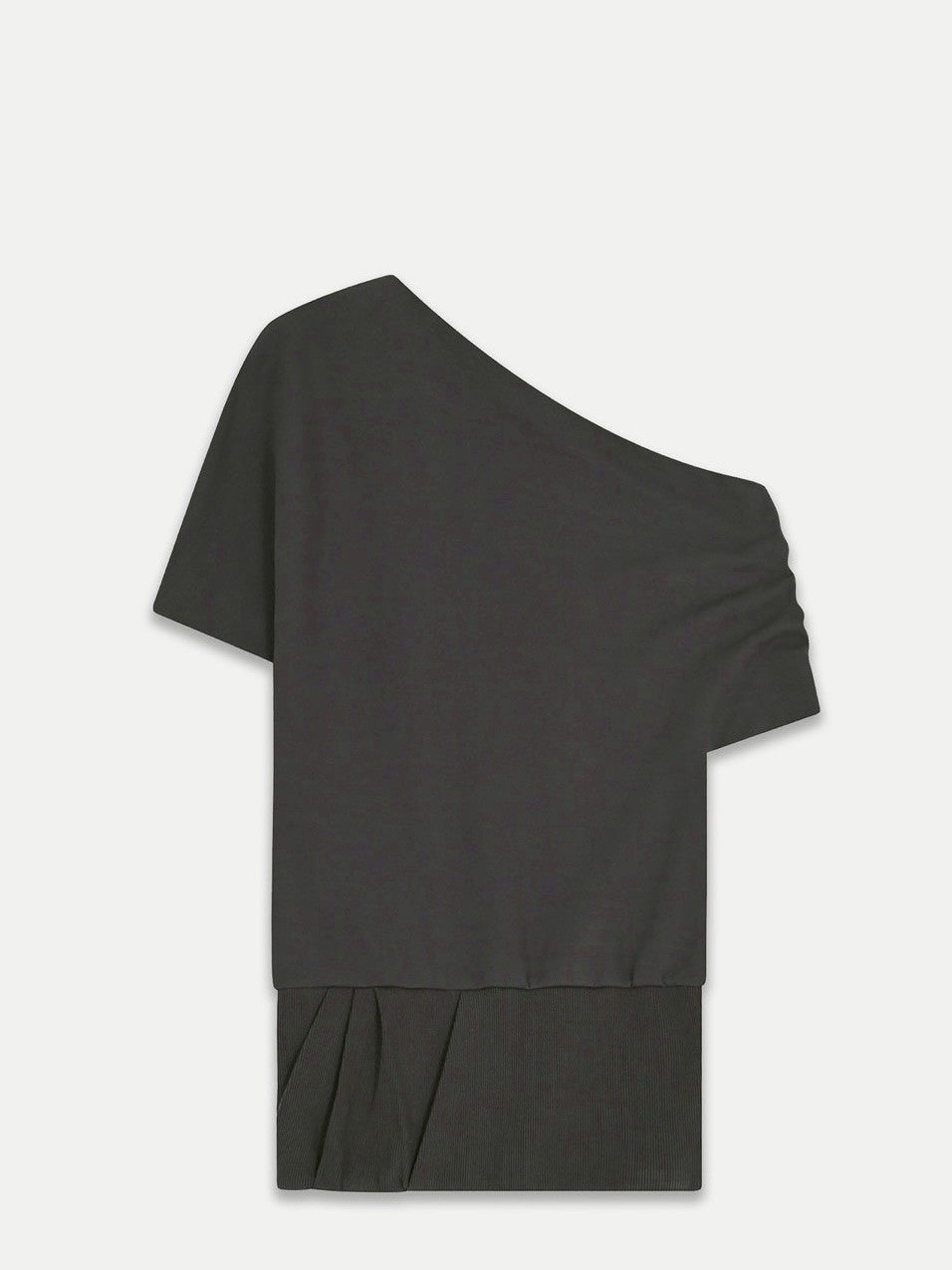 【NACHE】FOLDED DRAPING SWEATSHIRT