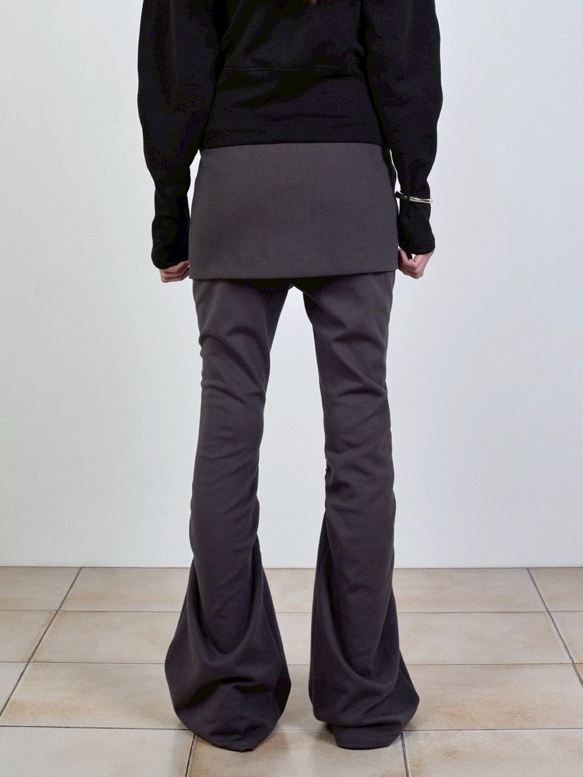 【NACHE】EXPOSURE ZIP SWEAT SKIRT PANTS