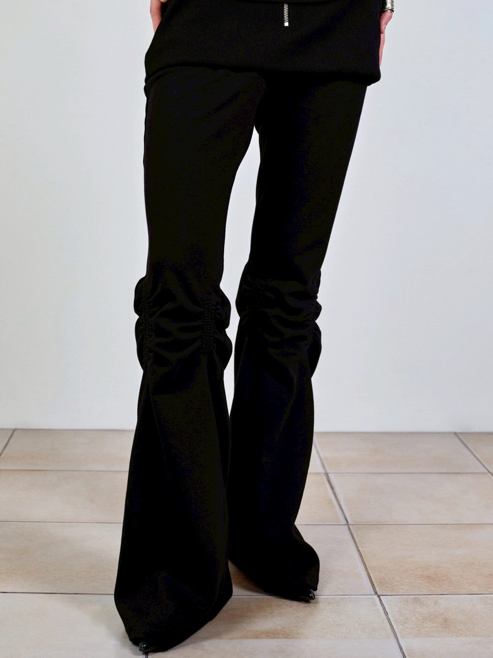 【NACHE】EXPOSURE ZIP SWEAT SKIRT PANTS
