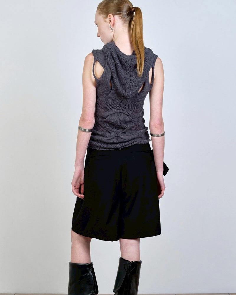 【NACHE】OUT IN KNITTED SLEEVELESS