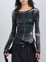 【NACHE】X-RAY PRINTED LONG SLEEVE
