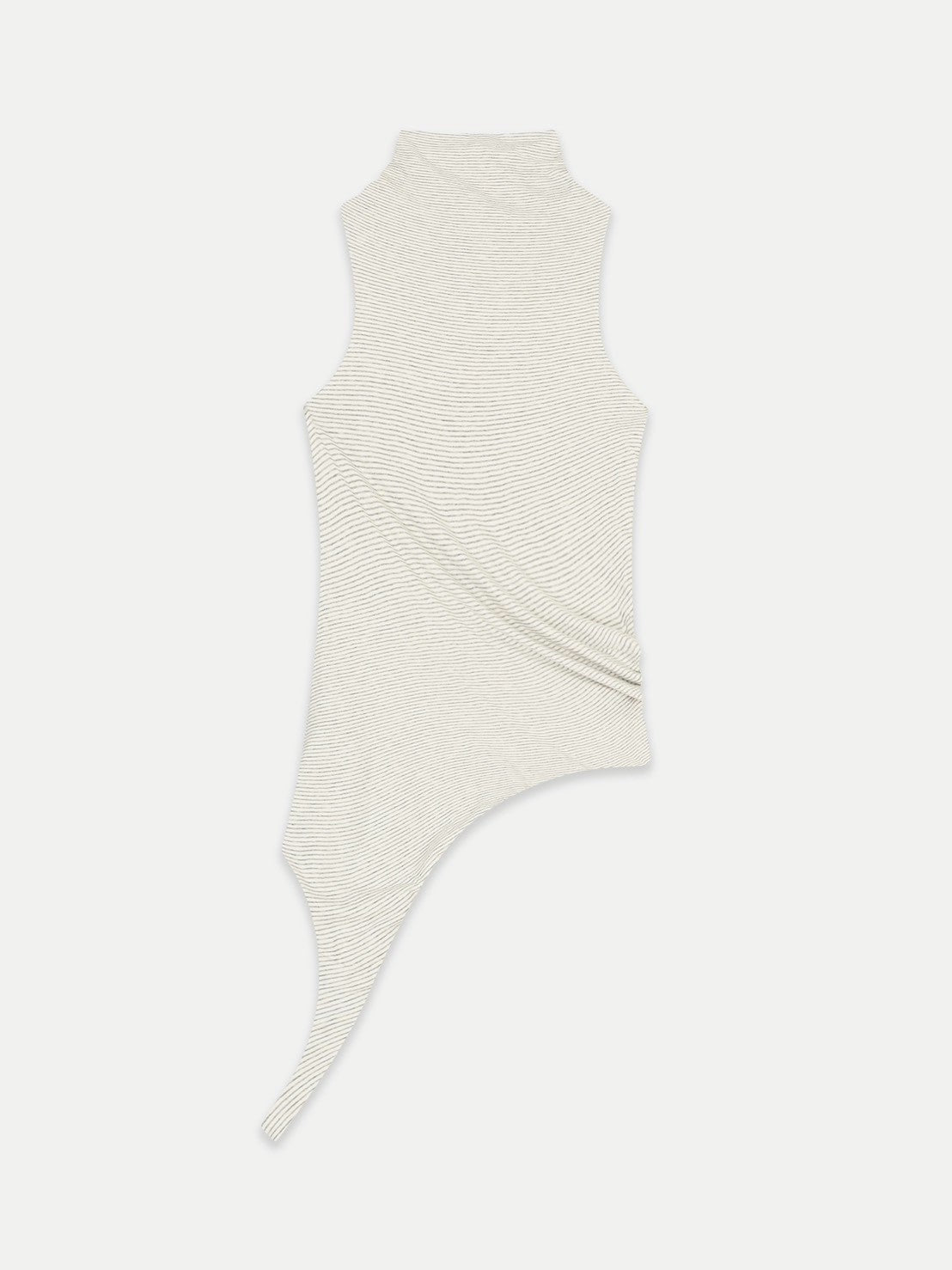 【NACHE】ASYMMETRIC DRAPING SLEEVELESS