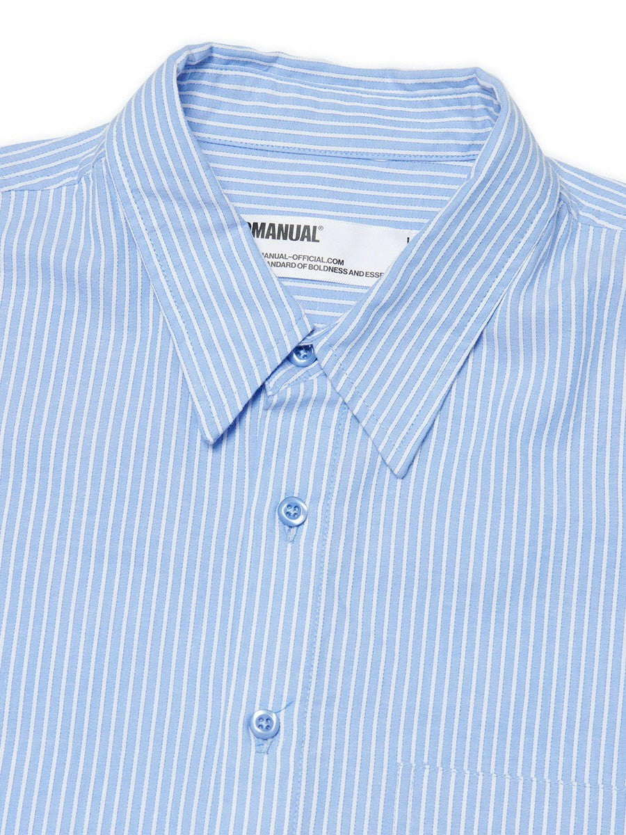 【NOMANUAL】STRIPED SHIRT