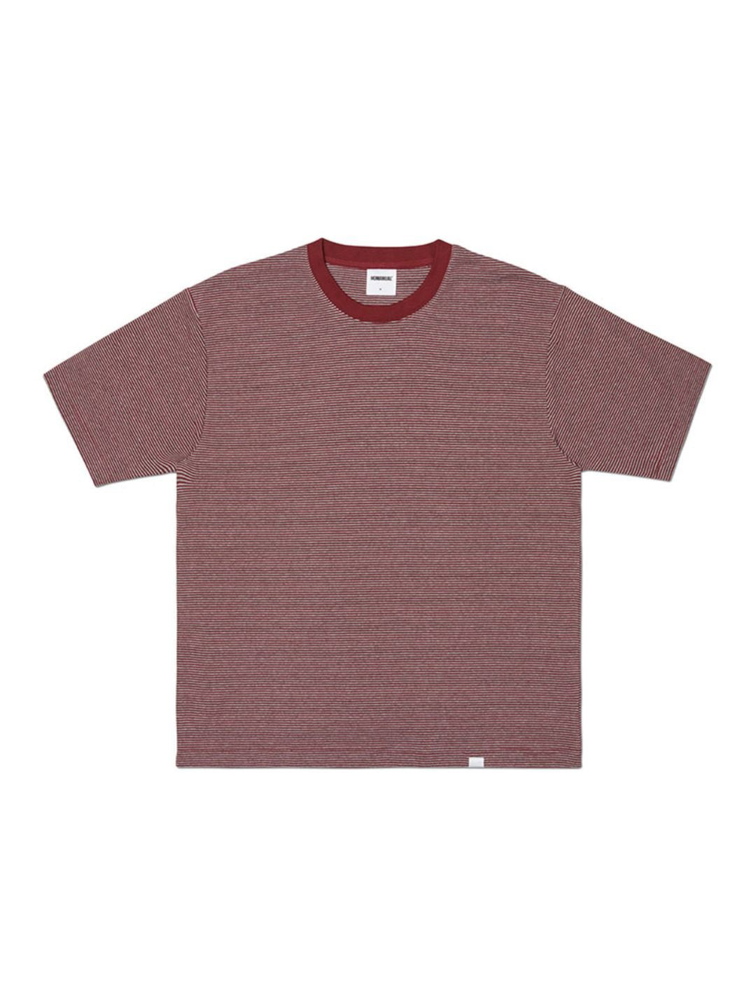 【NOMANUAL】FINE STRIPE T-SHIRT