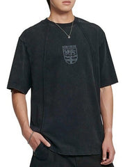 【NOMANUAL】DUAL SLASH EMBLEM T-SHIRT