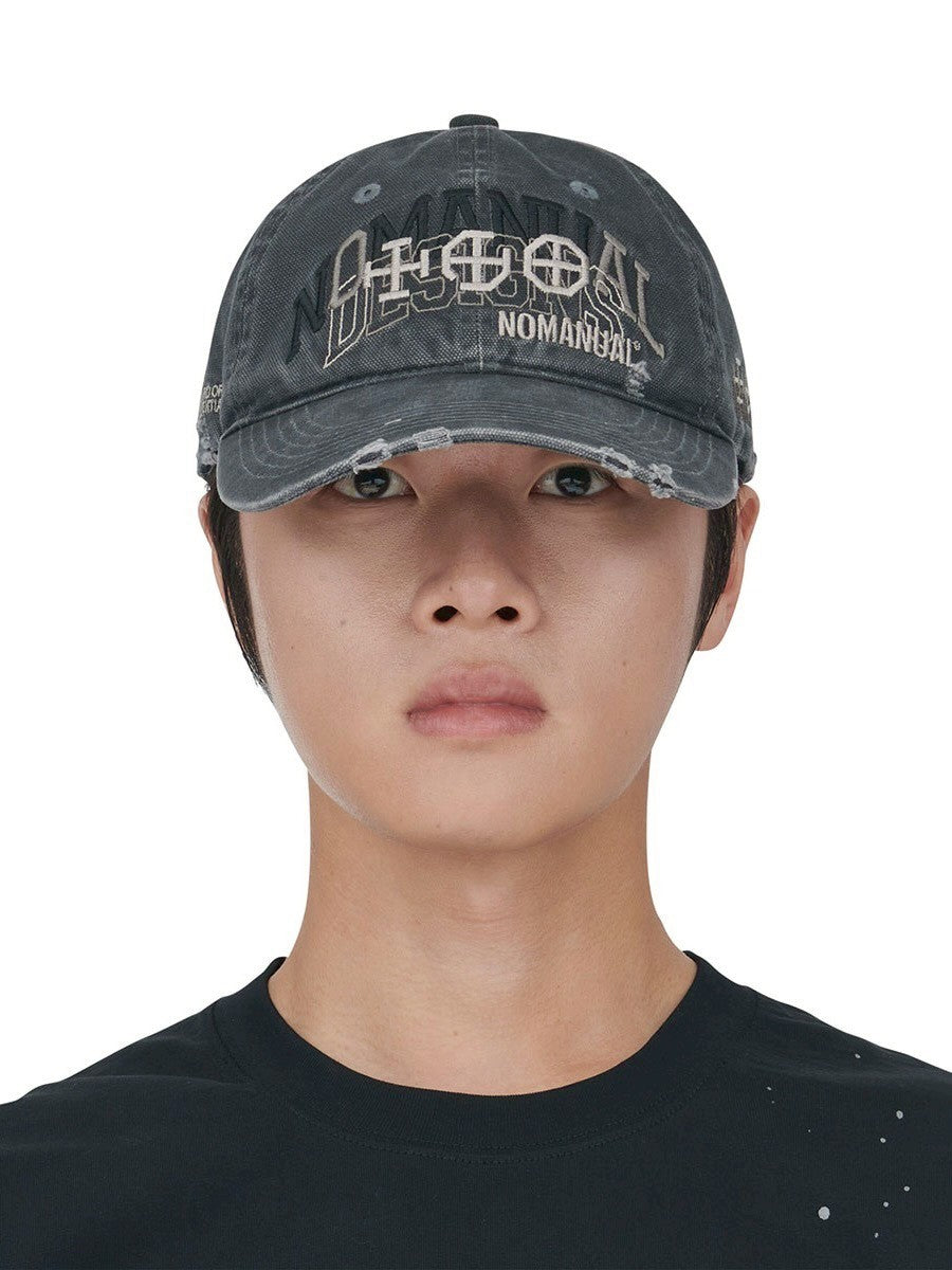 【NOMANUAL】LAYERED GRAPHIC BALL CAP