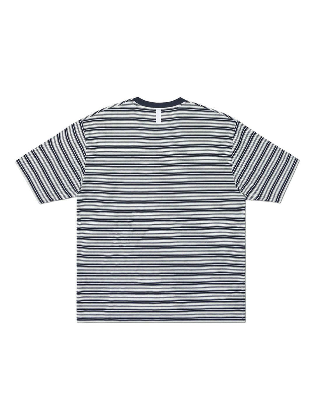 【NOMANUAL】OFFBEAT STRIPE T-SHIRT