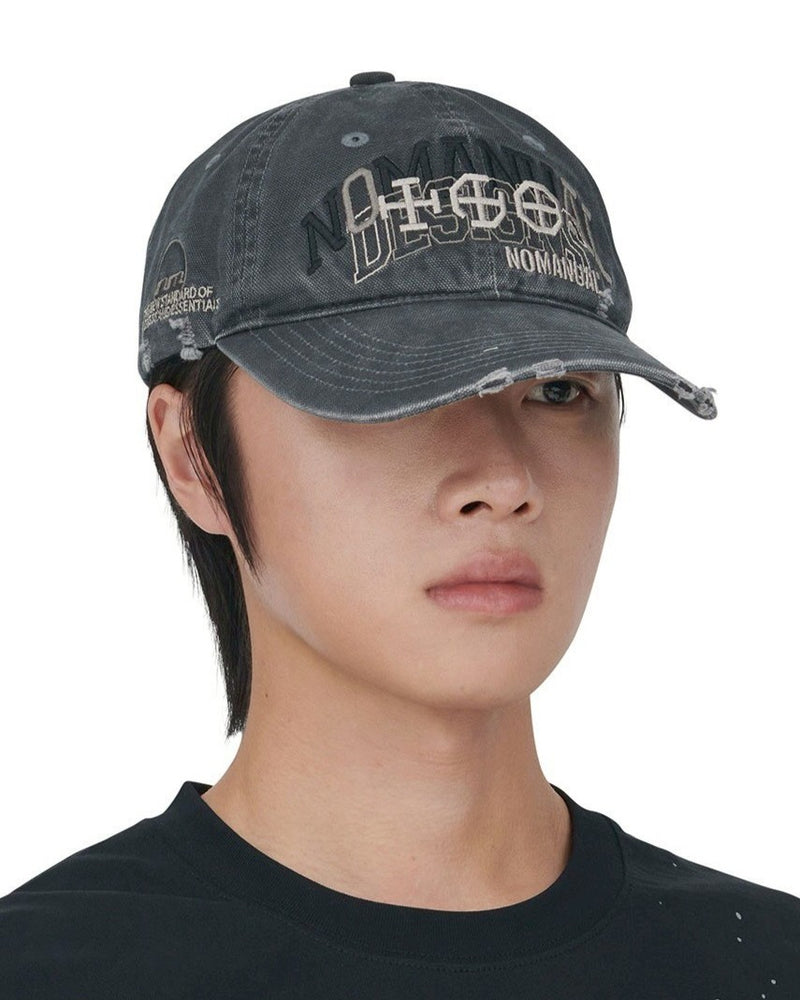 【NOMANUAL】LAYERED GRAPHIC BALL CAP